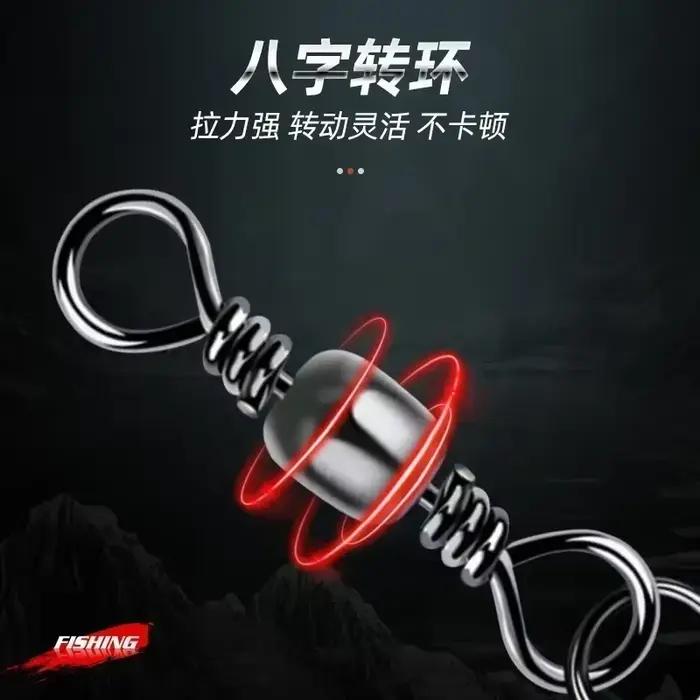 Clips de verrouillage rapide 10-50PCS pour accessoires pêche rotation à billes raccords hameçons carpe