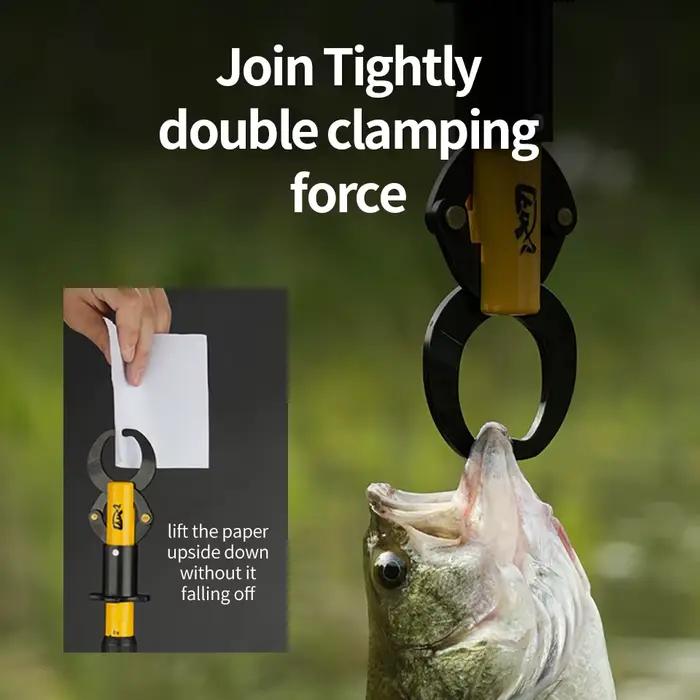 Pince de contrôle et pesée pour poissons LINNHUE - Gripper pêche avec système de verrouillage