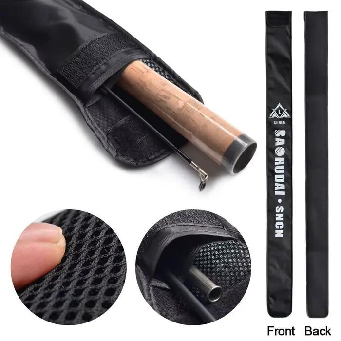 Sac pliant portable pour canne à pêche - Grand sac de rangement multifonction pour matériel de pêche