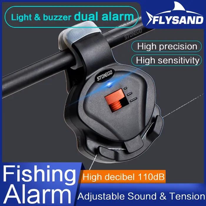 Alarme électronique FLYSAND capteur morsure poisson - indicateur sensible alerte sonore accessoires pêche