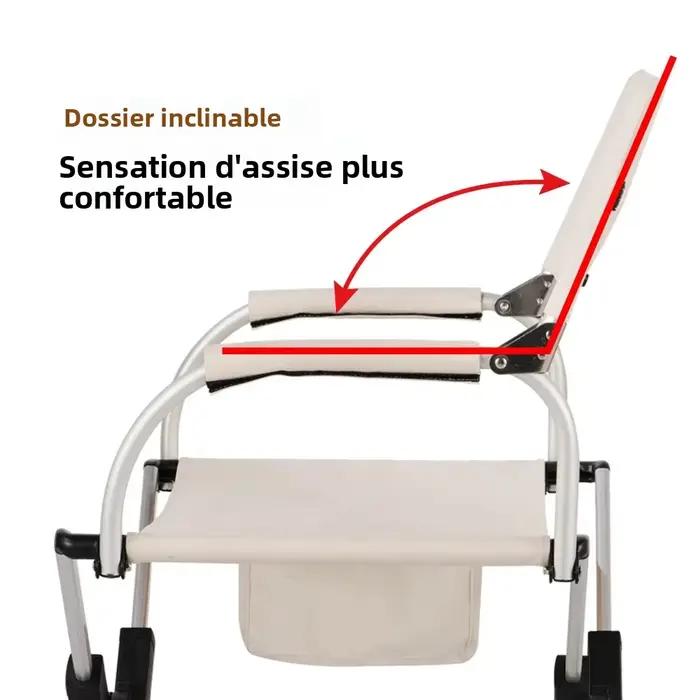 Chaise pliante réalisateur alliage aluminium légère pour pêche plage camping randonnée siège voyage