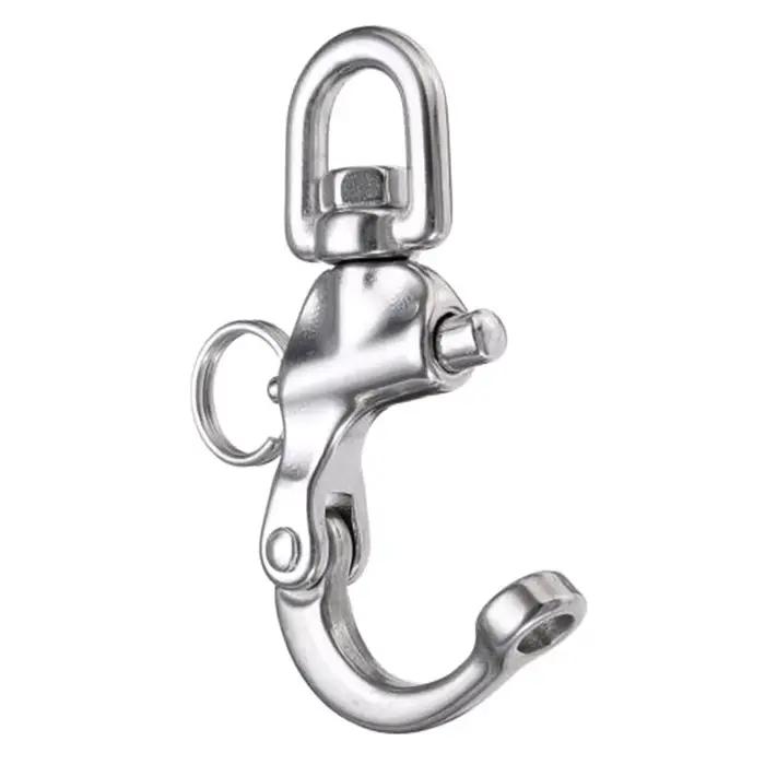 Mousquetons rotatifs en acier inoxydable 316 pour bateau, pêche et équipement marin - Accessoires de gréement