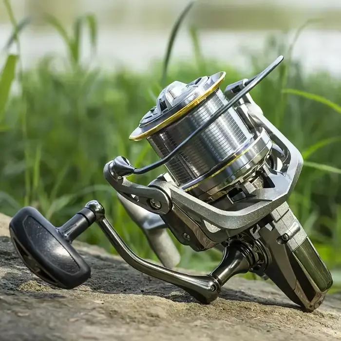 Moulinet de pêche spinning BILLINGS NGK 8000-14000 - Puissant 20kg drag pour mer et eau douce en acier inox
