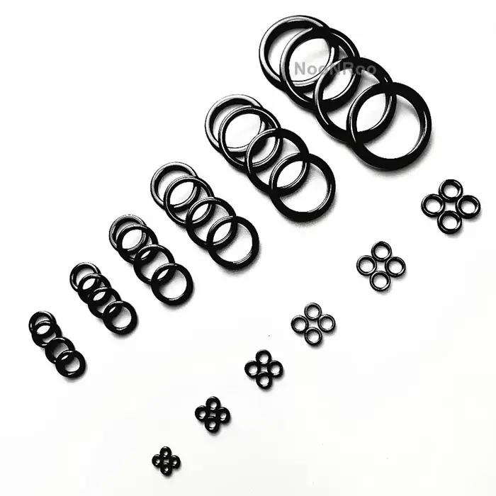 Anneaux connecteurs ronds 48 pièces alconite accessoires montage - Kit anneaux guides canne pêche NooNRoo