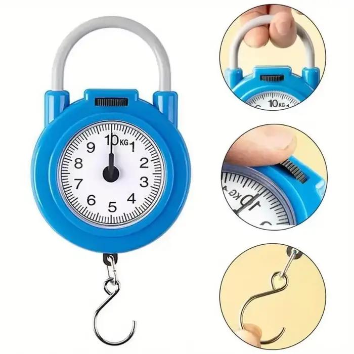 Balance mécanique portable 10kg pour pêche - Précision manuelle robuste pour peser poissons en extérieur