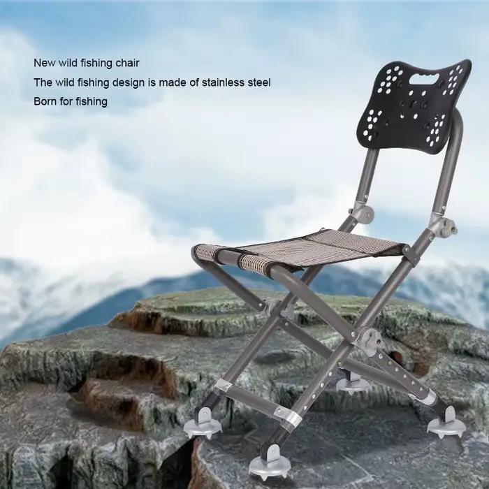 Chaise de pêche tout-terrain réglable 180° - Siège waterproof et forte capacité de charge