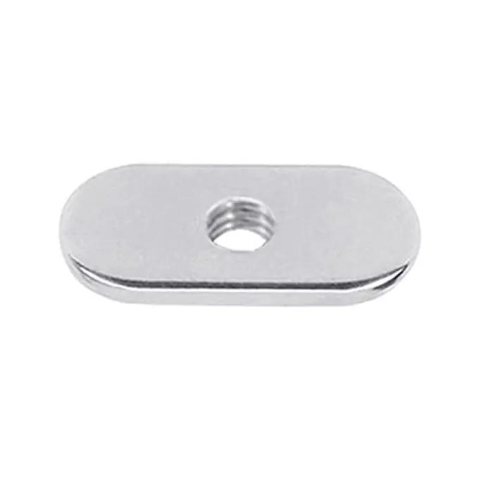 2 écrous coulissants inox pour rails de kayak - Fixation M5/M6 pour supports de cannes et accessoires de pêche
