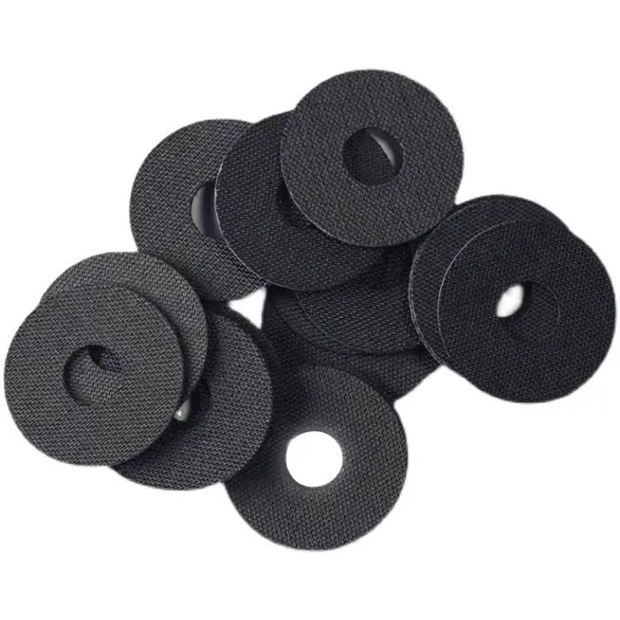 Washers frein mouchettes carbone - rondelles frein noir fibre carbone pour tambours casting