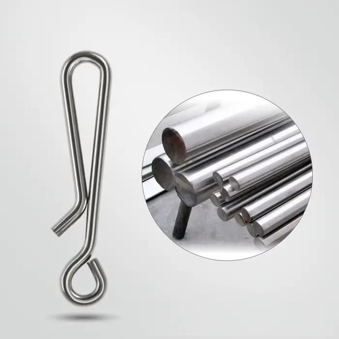 Snap pêche inox 30 50 100 pièces, mousqueton rapide et émerillon barrel pour leurres et accessoires