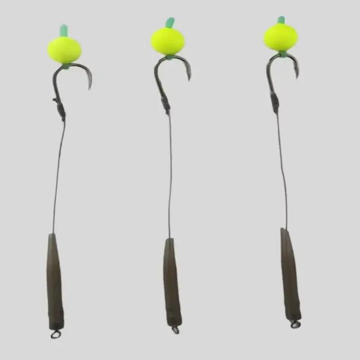 5 hameçons rigs pêche carpe 2025 - Équipement prêt taille 3#-10# - Montages complets pêche