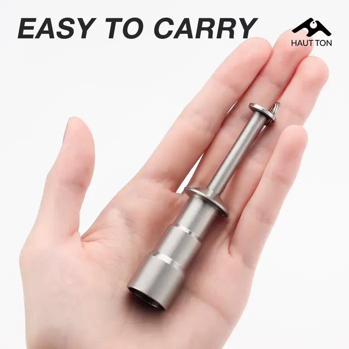 Correcteur d'hameçon calmar en acier inoxydable HAUT TON portable léger accessoire pêche