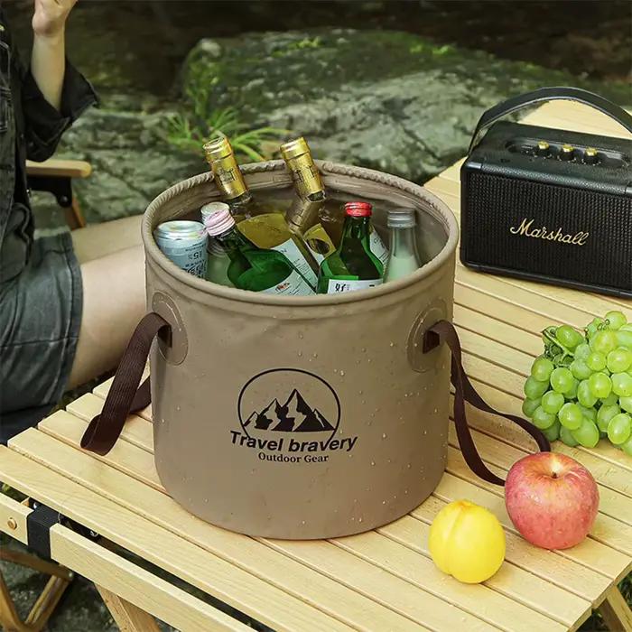 Seau de rangement pour matériel de pêche - Organisation complète de vos accessoires et leurres