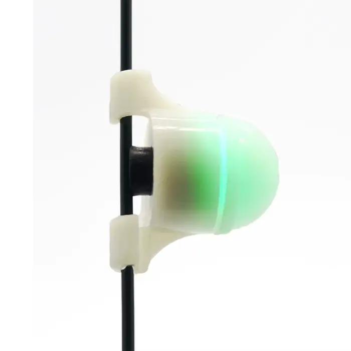 Alarme LED automatique pour canne pêche nuit - détection induction mini clip avec batterie