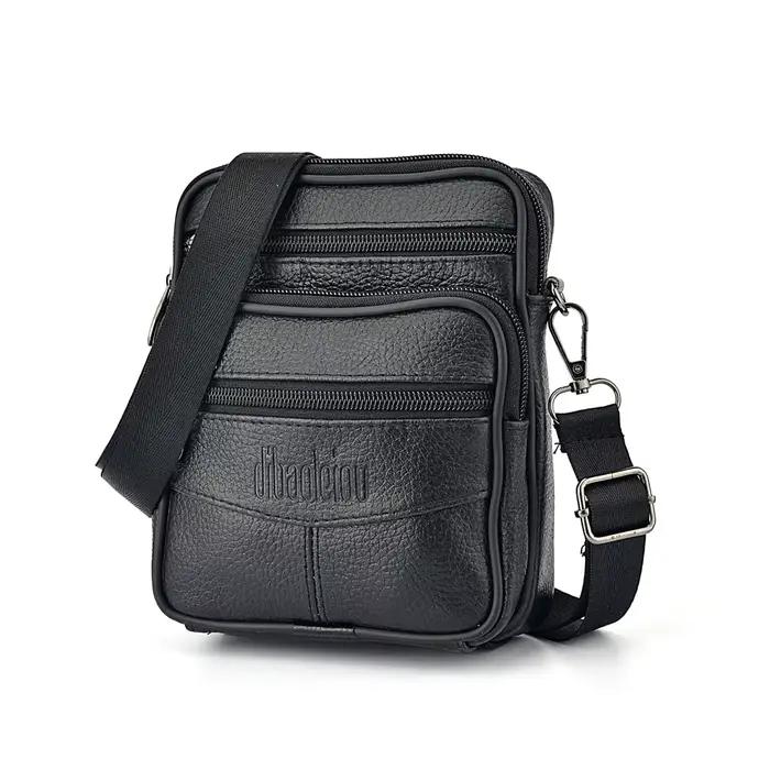 Sac messager cuir homme pêcheur professionnel rangement accessoires pêche voyage affaires quotidien