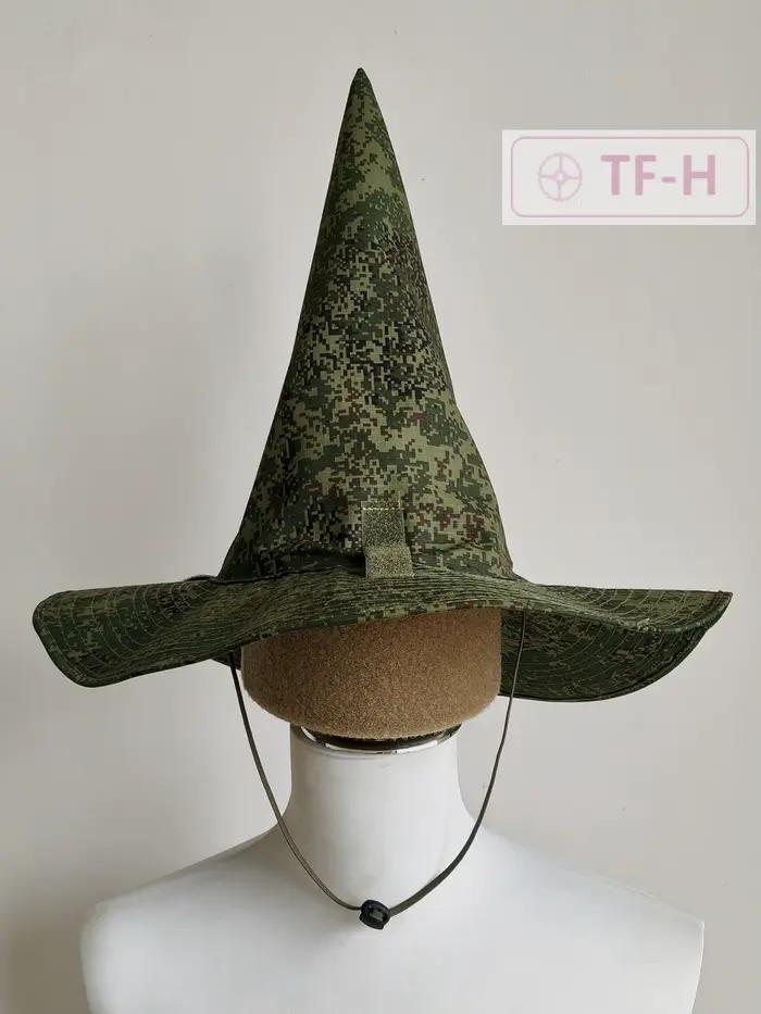 Chapeau Magicien Camouflage Tactique - Accessoire Cosplay Pêche Déguisement Halloween