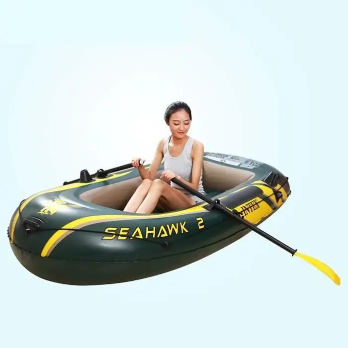 Kayak de pêche gonflable INTEX 68347 Sea Eagle - Bateau pneumatique renforcé avec valve de charge