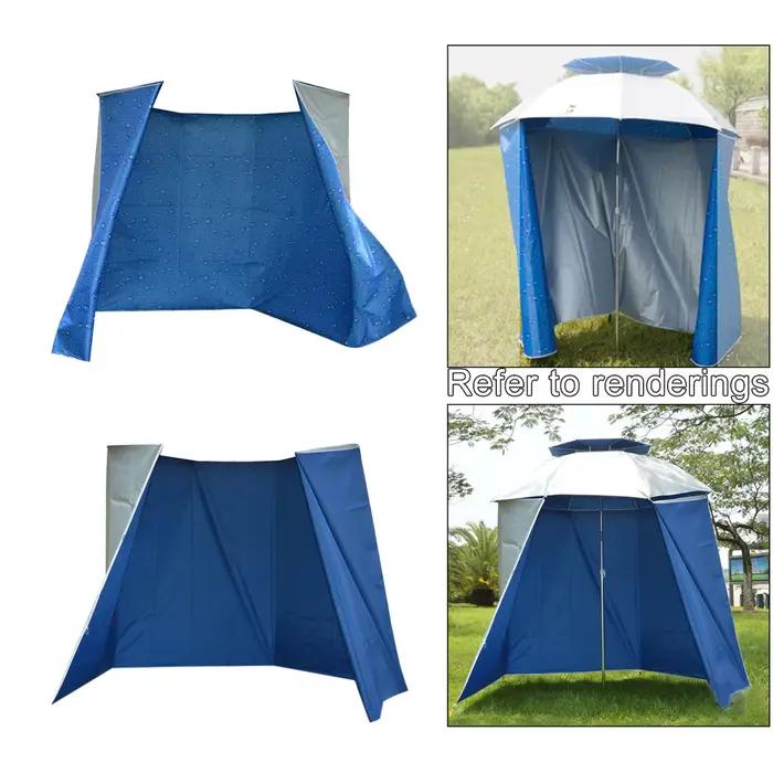 Abri parapluie court pêche pliable avec pochette de transport camping extérieur