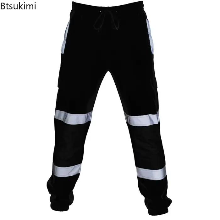 Pantalon sécurité réfléchissant 360° pêche nocturne visibilité hommes pêche de nuit