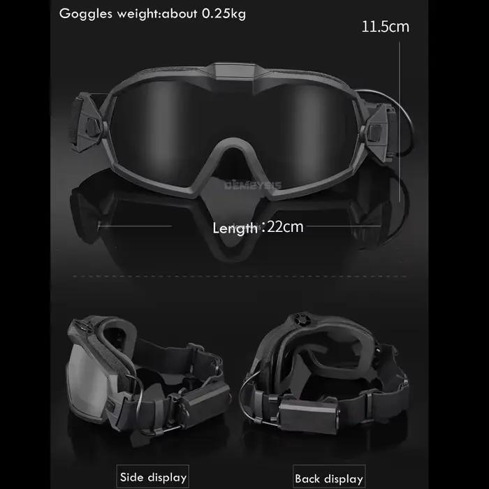 Lunettes de pêche avec ventilateur intégré pour pêche par forte chaleur et humidité