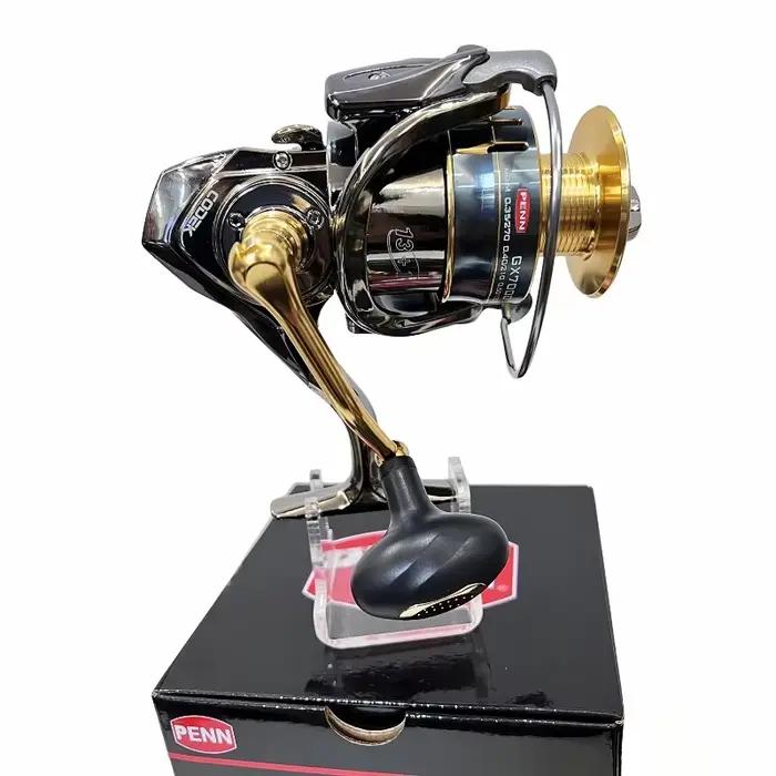 Moulinet de pêche PENN GX1000 à 7000 avec 13+1 roulements, frein 25KG et offre cadeau fil PE