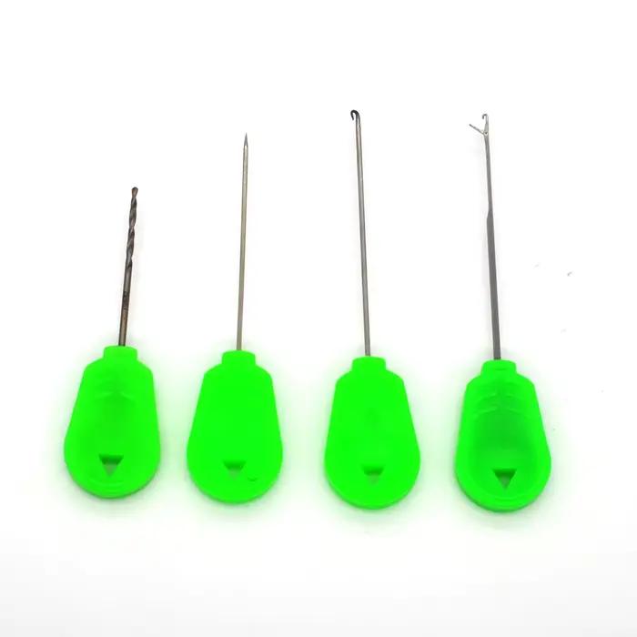 Kit outils Topranc pour montages carpe - Aiguille, perce-appât et accessoires hair rigs professionnels