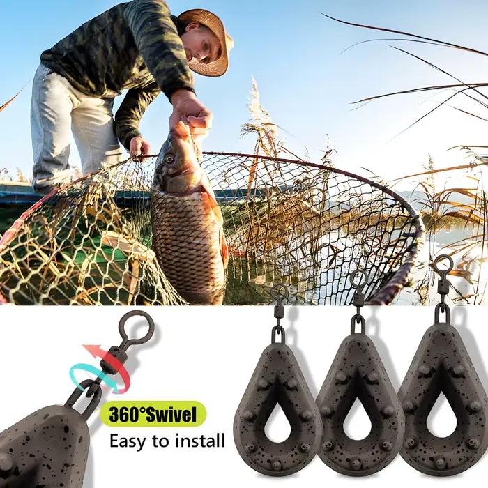 Poids de plomb pour pêche carpe 56g à 113g - Plombs purs remplaçables rapidement