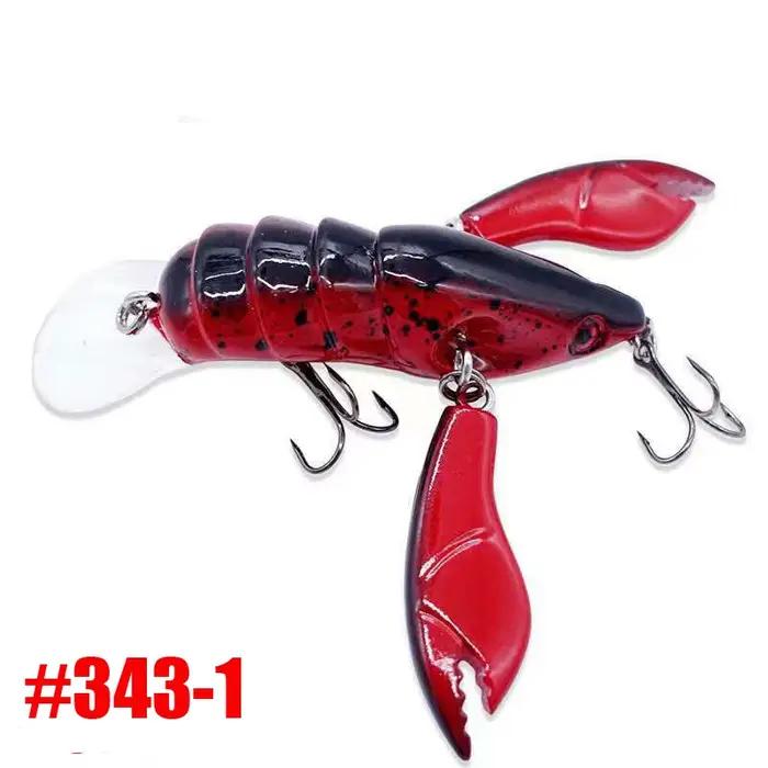 Leurre articulé craw premium avec hameçons aiguisés - appât réaliste pour plus de captures