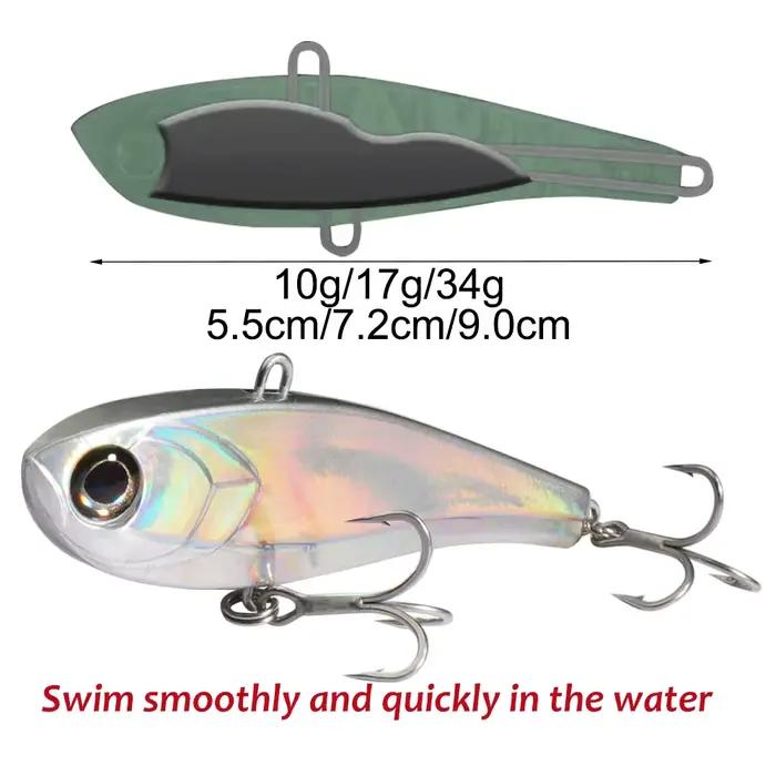 Leurre vibration GOBAIT High Pitch VIB 10g 17g 34.5g - pencil coulant pour pêche longue distance