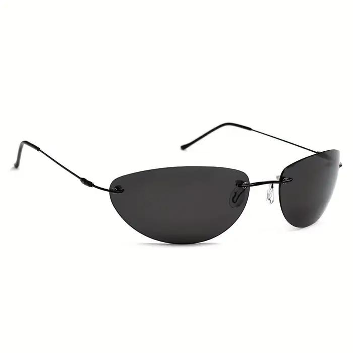 Lunettes polarisées Matrix style ultra-légères sans monture pour pêche - Design conduite Polaroid - Homme