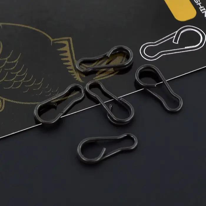 60 clips rapides AG039 pour pêche carpe - Attaches rapides émerillons changement instantané