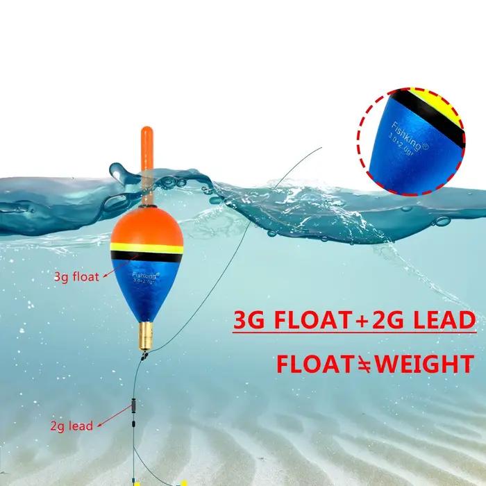 Flotteurs coulissants Bargouzine pêche en mer et carpe 2g 3g 4g 5g lot de 5 flotteurs NGB