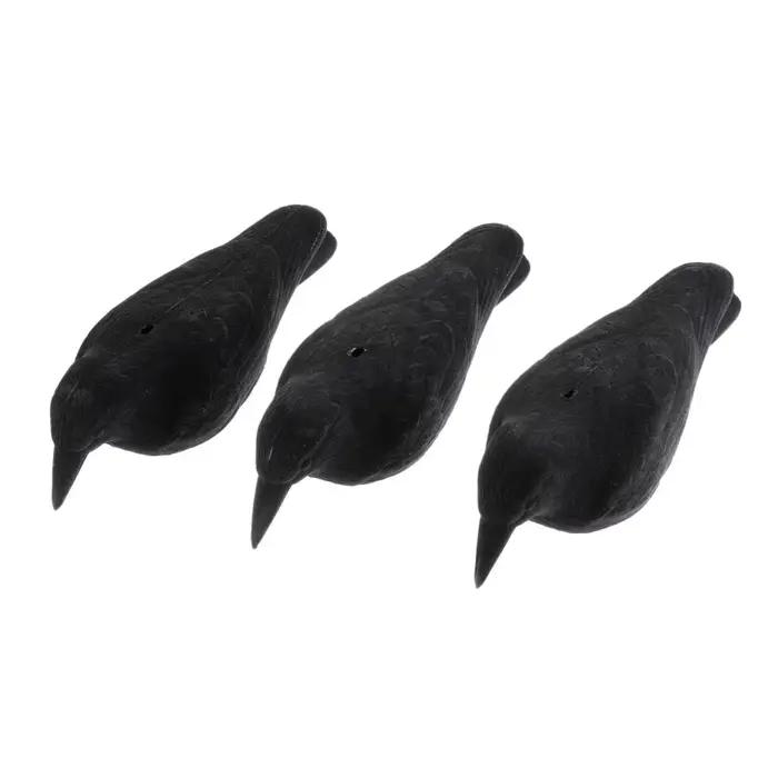 Leurre corbeau multifonction pour chasse oiseaux et protection jardin - Contrôle animalier