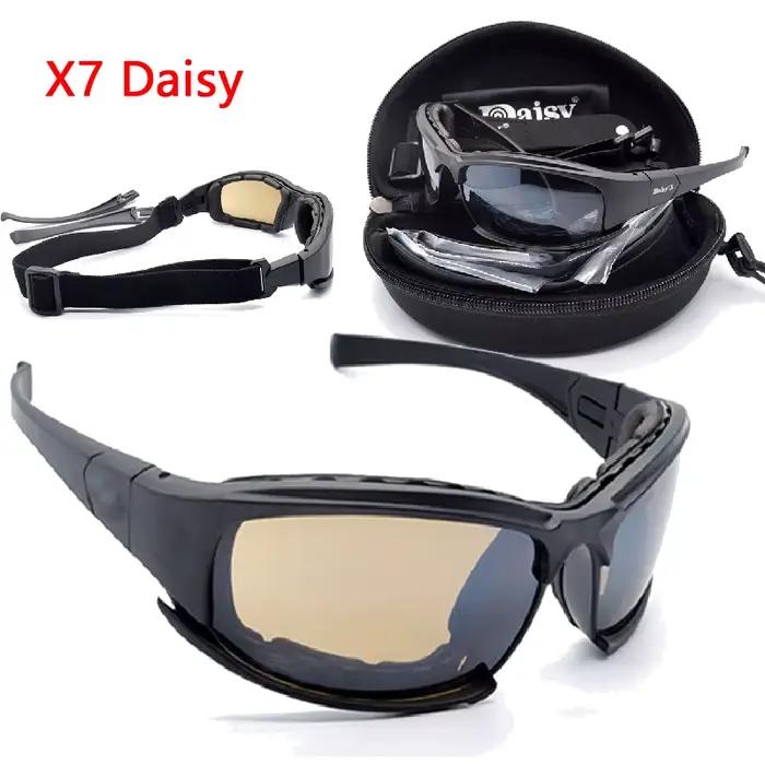 Lunettes tactiques polarisées pêche vélo C6 protection vent poussière tir sport outdoor