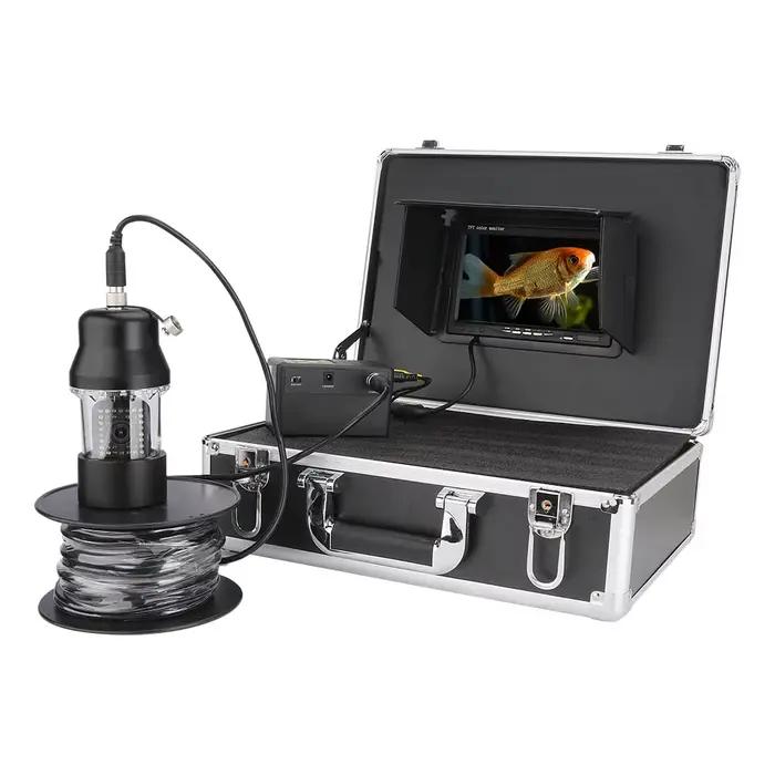 Caméra vidéo de pêche sous-marine MAOTEWANG 7" étanche IP68 avec 38 LEDs et rotation 360° 20-100m