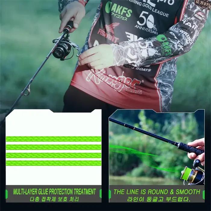 Ligne tressée Japan 8 brins PE 500m haute résistance - Ligne principale durable pour pêche sportive intensive