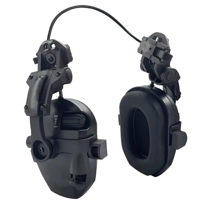 Casque avec protections auditives électroniques pour tir pêche sportive, réduction bruit active