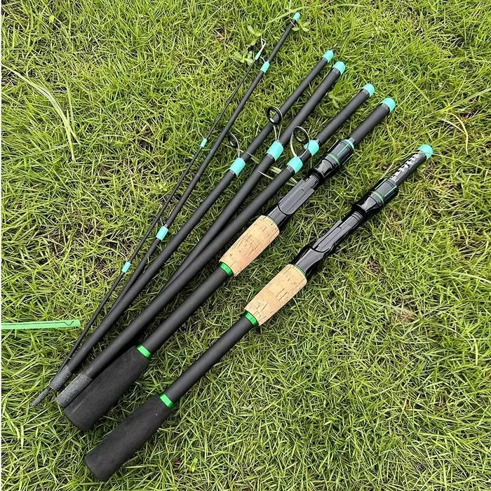 Canne à pêche casting spinning ultralégère 1.8m/2.1m pour truite et jigging avec pointe solide