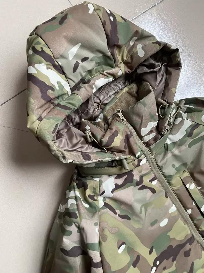 Veste camouflage coton VKBO capuche chaude résistante froid pour pêche automne hiver