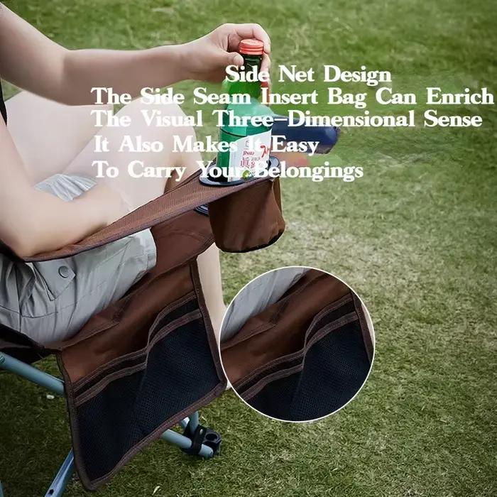 Chaise relax pliante outdoor portable ultra-légère dossier inclinable pour pêche camping étudiant