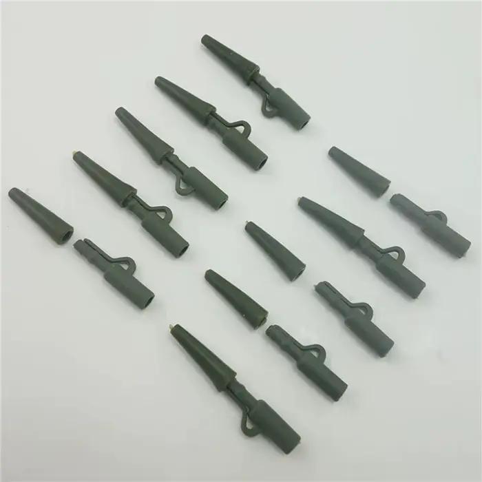 40 clips anti-embrouillards avec émerillon rapide pour la pêche de la carpe et la pêche au