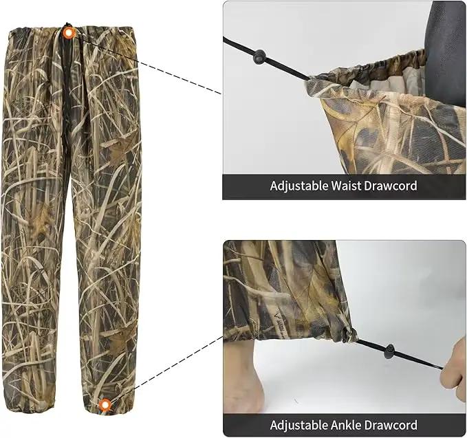 Combinaison Ghillie camouflage paille homme femme - vêtements pêche respirants équipement chasse