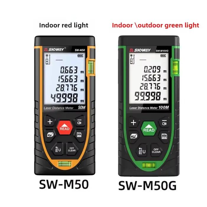 Télémètre laser vert SNDWAY SW-M50G pour pêche - Mesure précise jusqu'à 1000m avec infrarouge