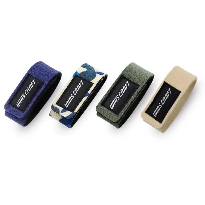 2 sangles élastiques réutilisables pour canne à pêche - Version améliorée 25x3cm robuste et durable