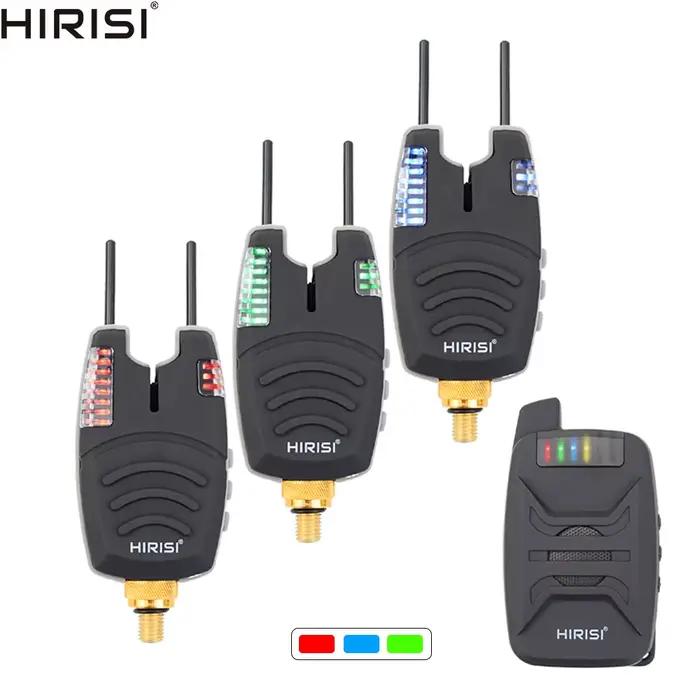 Kit d'alarmes de touche sans fil pour pêche carpe B1230 avec signal sonore et lumineux LED