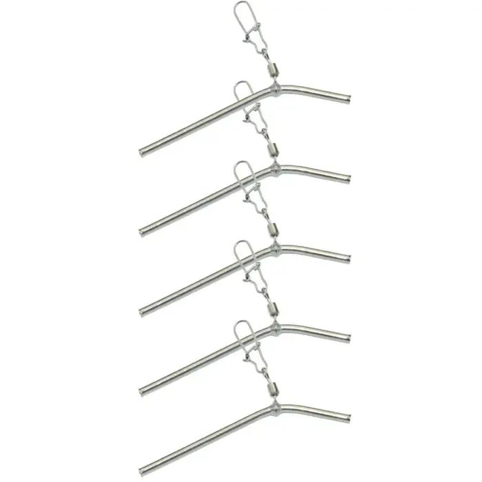 5 pièces anti-emmêlement laiton pour pêche à la carpe - Connecteurs équilibreurs tubes 50/70/90mm