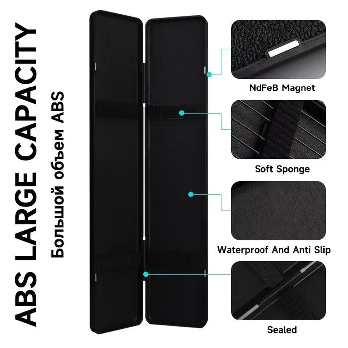 Set 12 Flotteurs Nano Pêche + Boîte ABS Haute Sensibilité Équipement Pêche Extérieur WAKASUILY