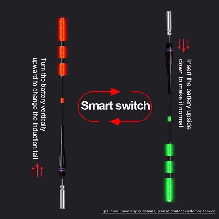Set flotteurs électroniques LED intelligents 2024 avec détection gravité 3g à 20g toutes saisons