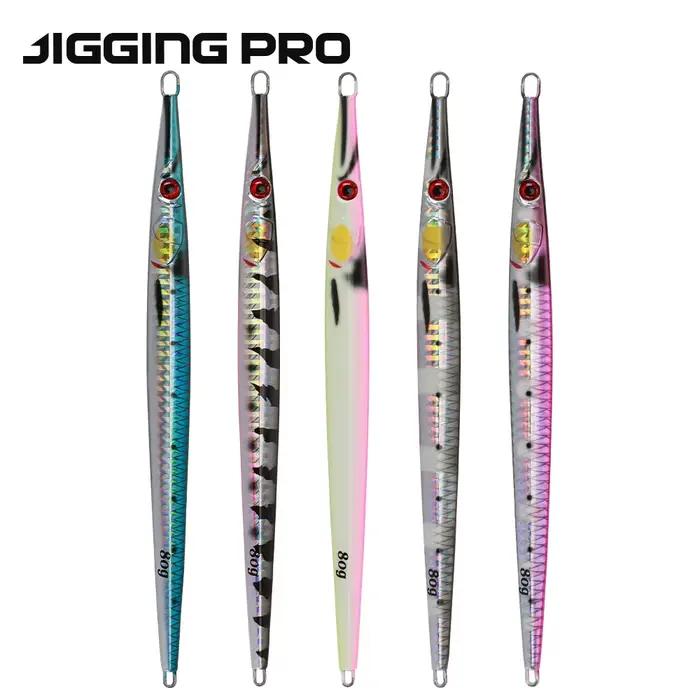 JiggingPro 40g à 150g Jig Speed 3D Print Needle Jig - Leurre pêche mer verticale haute performance