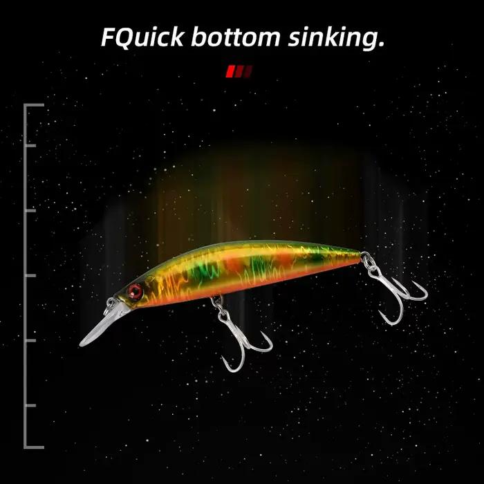 Leurre minnow ALLBLUE 90mm/110mm - Jerkbait sinking pour pêche en mer et bars avec lancer long