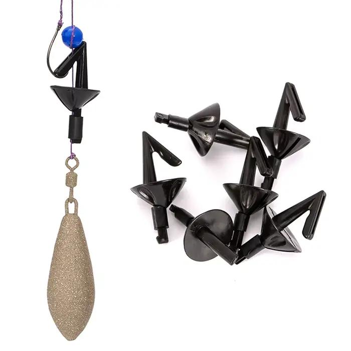 20 pièces boucliers appâts impact pêche mer - Support appât clip plastique décrochage facile